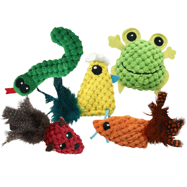 Multipet Knobby Knits Assorted Cat Toy