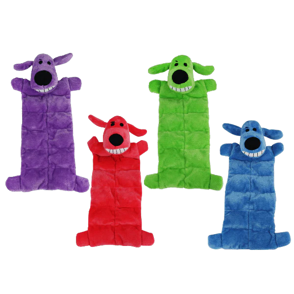 Multipet Loofa Dog Squeaker Mat Assorted Dog Toy - Image 2