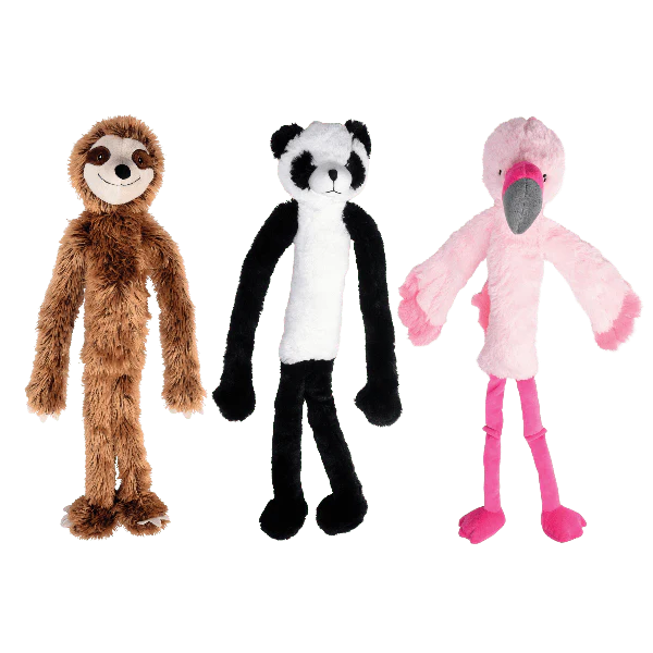 Multipet Swingin Slevins Plush Dog Toy