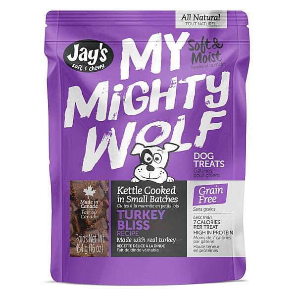My Mighty Wolf Turkey Bliss Dog Treats - Image 2