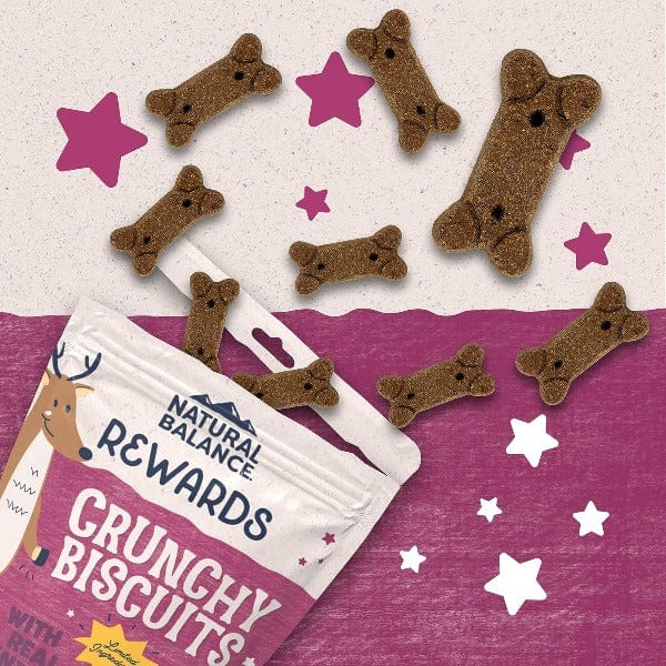 Natural Balance Crunchy Biscuits With Real Venison Recipe, 14oz - Image 3