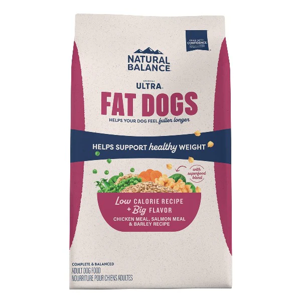 Natural Balance Fat Dogs Recipe Dry Dog Food, 24lb
