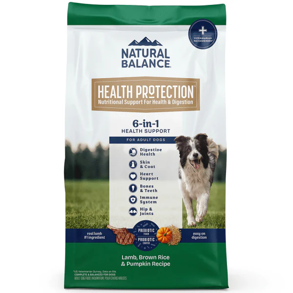 Natural Balance Health Protection Lamb, Brown Rice & Pumpkin Recipe Adult Dry Dog Food