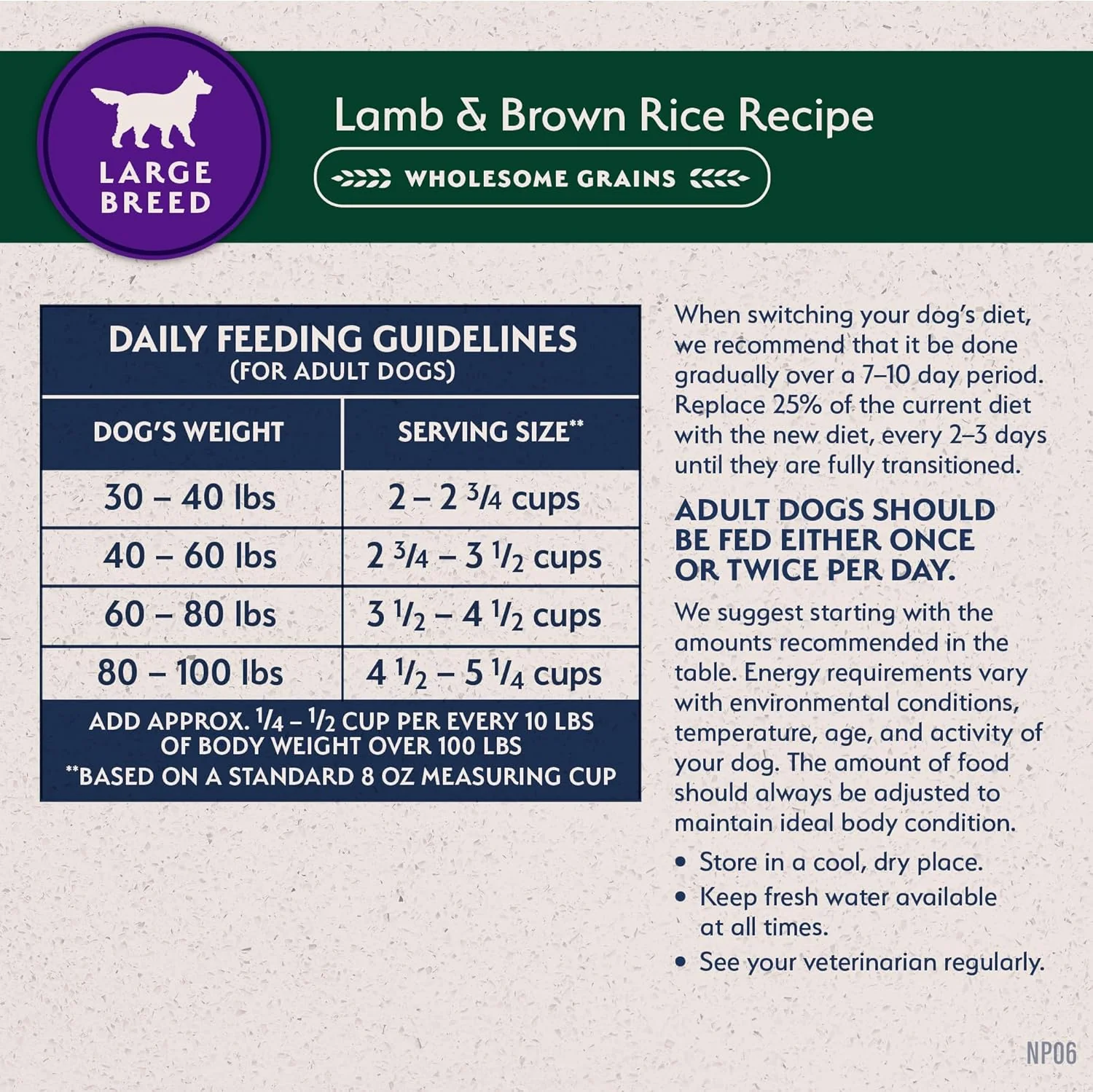 Natural Balance Limited Ingredient Lamb & Brown Rice Large Breed Recipe Dry Dog Food, 26lb - Image 8