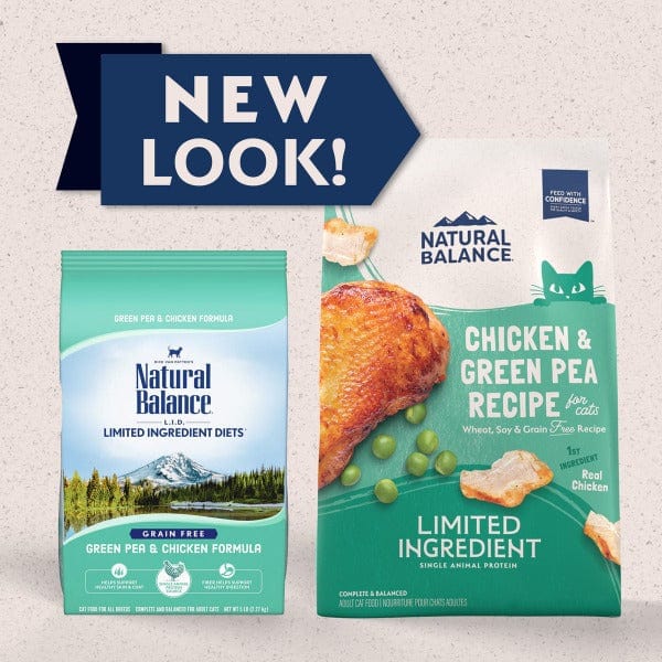 Natural Balance Limited Ingredient Grain Free Chicken & Green Pea Recipe Dry Cat Food, 10lb - Image 2