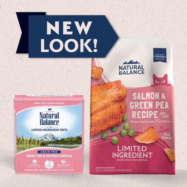 Natural Balance Limited Ingredient Grain Free Salmon & Green Pea Recipe Dry Cat Food - Image 2