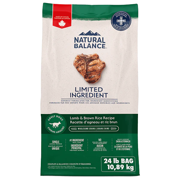 Natural Balance Limited Ingredient Lamb & Brown Rice Recipe Dry Dog Food