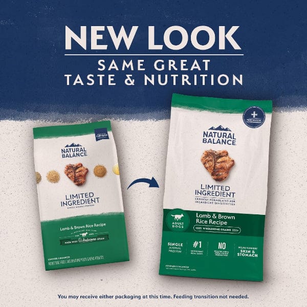 Natural Balance Limited Ingredient Lamb & Brown Rice Recipe Dry Dog Food - Image 2