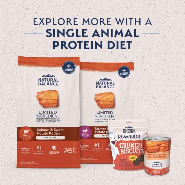 Natural Balance Limited Ingredient Salmon & Sweet Potato Small Breed Recipe Dry Dog Food - Image 9