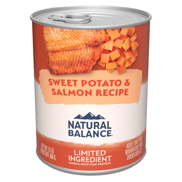 Natural Balance Limited Ingredient Sweet Potato & Salmon Recipe Canned Dog Food