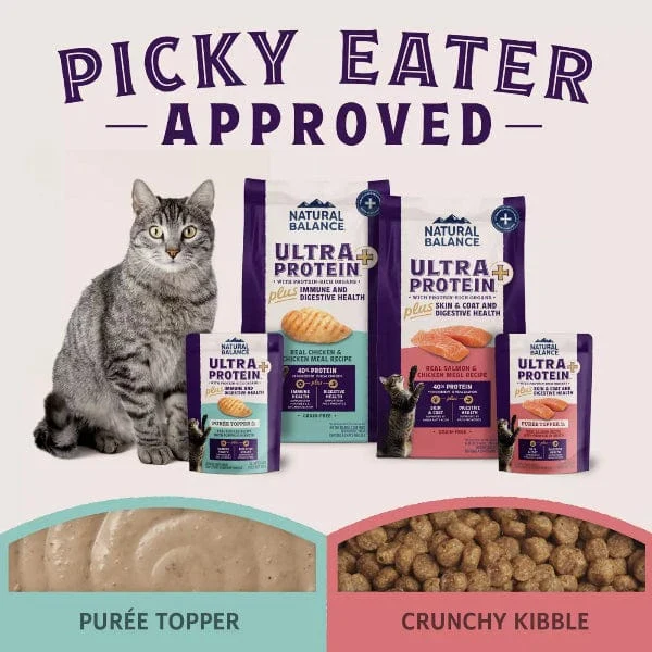 Natural Balance Original Ultra Protein+ Immune and Digestive Health Real Chicken & Chicken Meal Recipe Dry Cat Food - Image 8