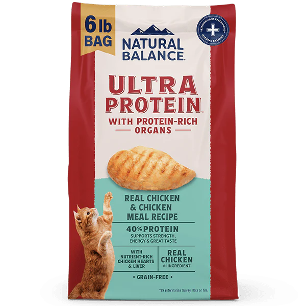 Natural Balance Original Ultra Protein Real Chicken & Chicken Meal Recipe Dry Cat Food