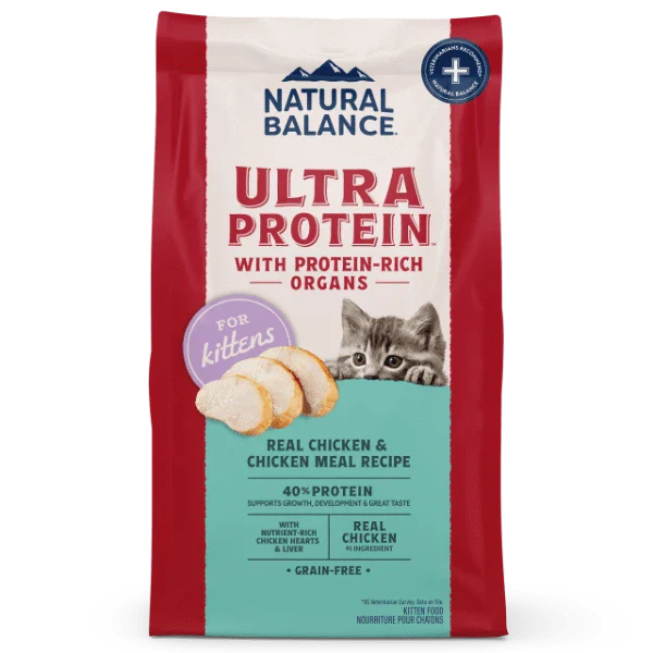 Natural Balance Original Ultra Protein Real Chicken & Chicken Meal Recipe Dry Kitten Food