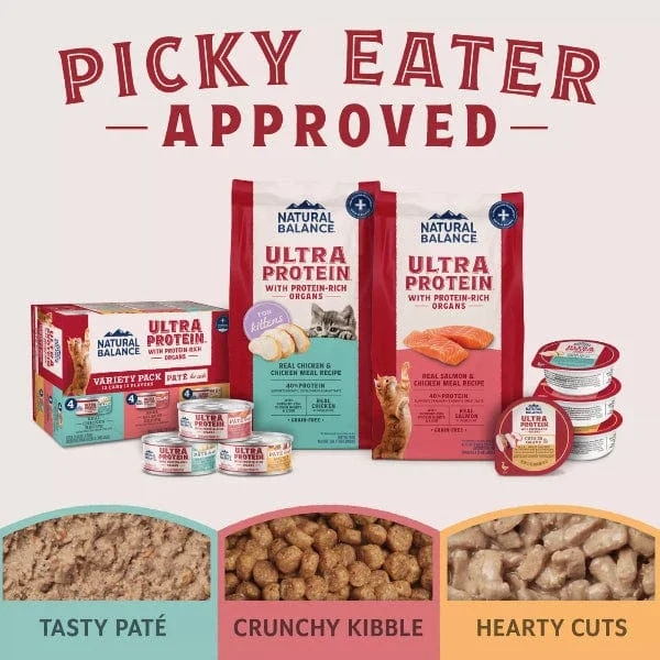 Natural Balance Original Ultra Protein Real Chicken & Chicken Meal Recipe Dry Kitten Food - Image 7