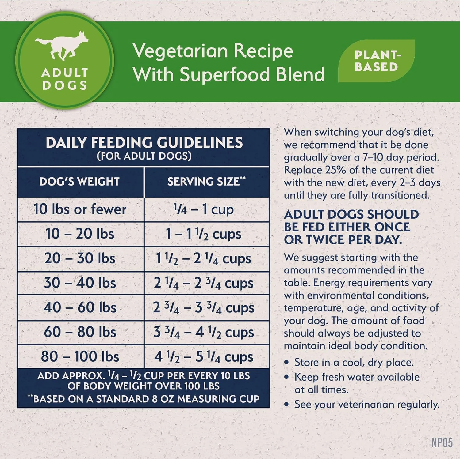 Natural Balance Vegetarian Recipe with Superfood Blend Dry Dog Food, 24lb - Image 8