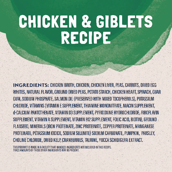 Natural Balance Platefulls Chicken & Giblets Recipe Morsels in Gravy Cat Food Pouch - Image 4