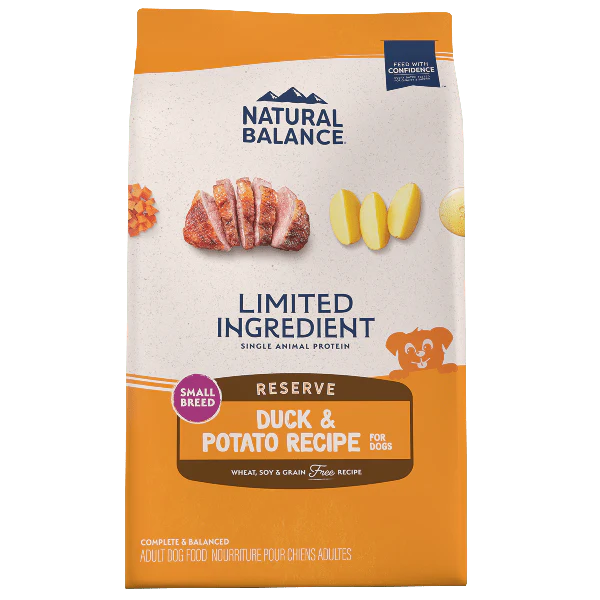 Natural Balance Reserve Grain Free Duck & Potato Small Breed Recipe Dry Dog Food