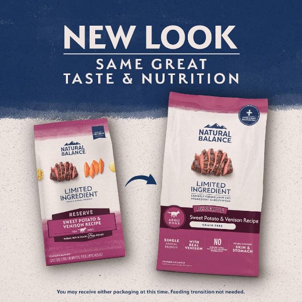Natural Balance Reserve Grain Free Sweet Potato & Venison Recipe Dry Dog Food - Image 2