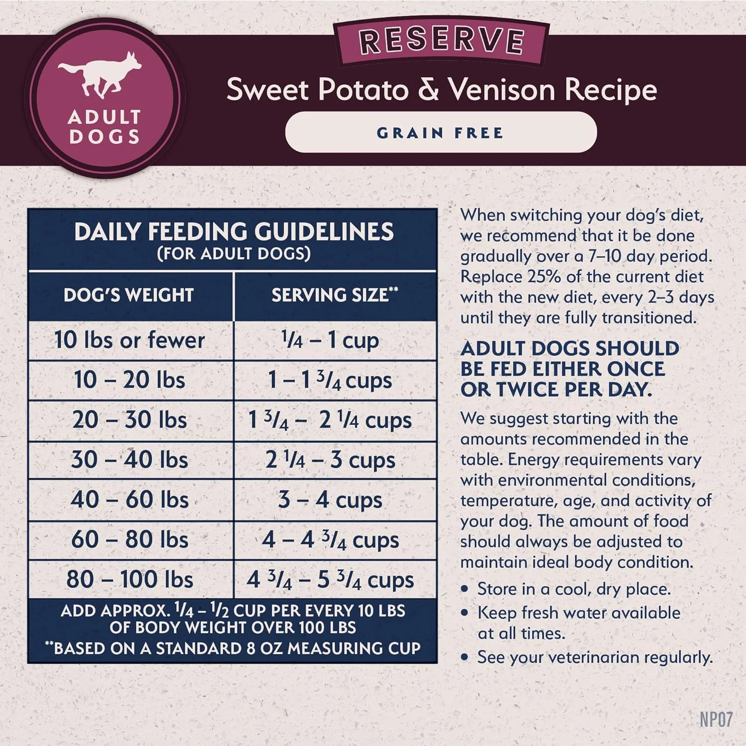 Natural Balance Reserve Grain Free Sweet Potato & Venison Recipe Dry Dog Food - Image 8
