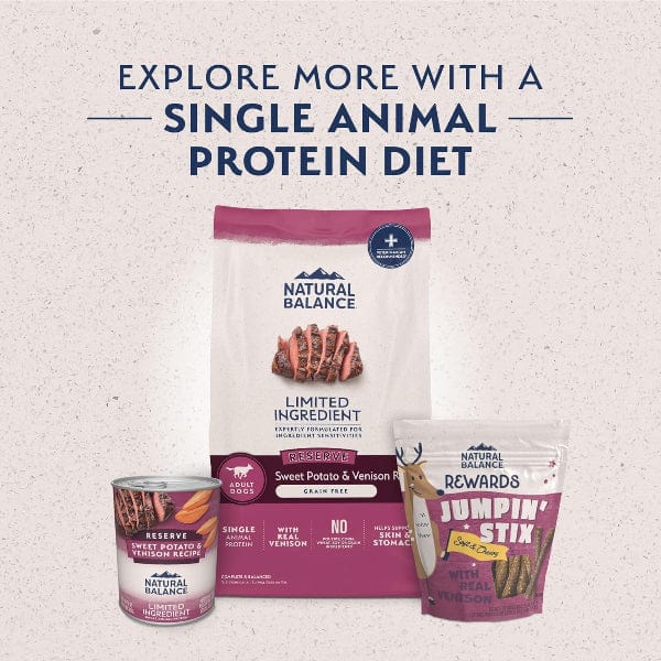 Natural Balance Reserve Grain Free Sweet Potato & Venison Recipe Dry Dog Food - Image 9