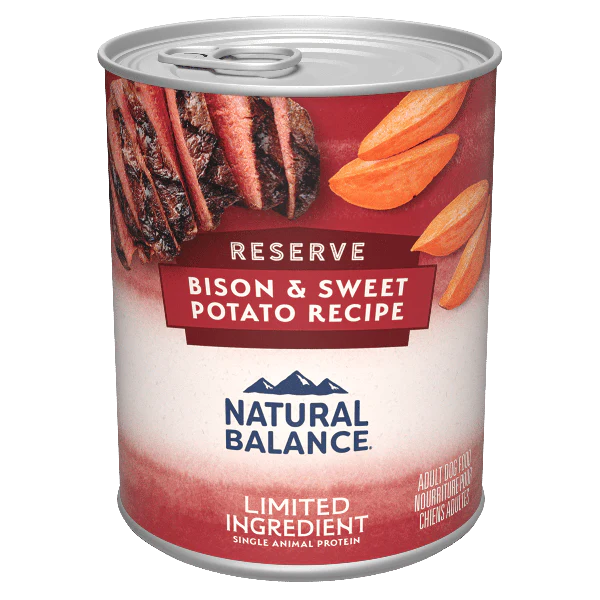 Natural Balance Reserve Limited Ingredient Bison & Sweet Potato Recipe Canned Dog Food