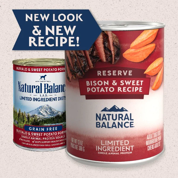Natural Balance Reserve Limited Ingredient Bison & Sweet Potato Recipe Canned Dog Food - Image 2