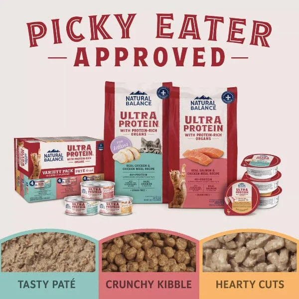 Natural Balance Ultra Protein Real Chicken Recipe With Protein-Rich Organs Cuts in Gravy Cat Food - Image 6