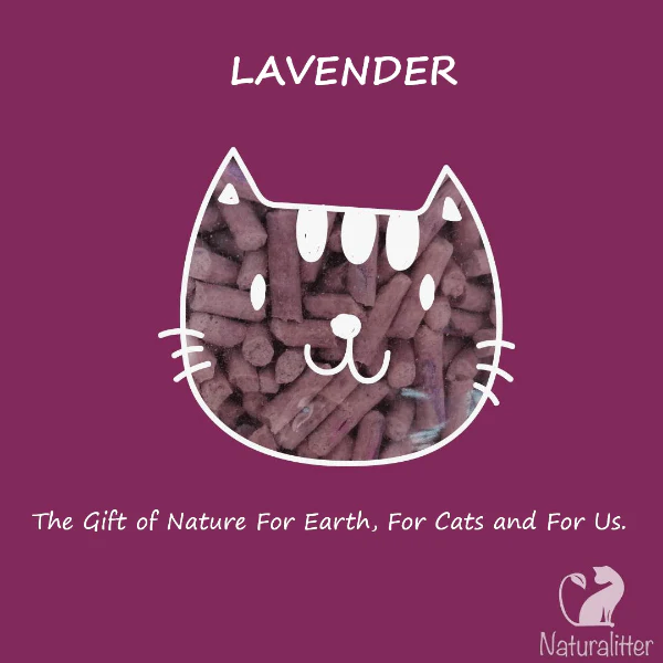 Naturalitter Bio Plant Cat Litter; Lavender - Image 3