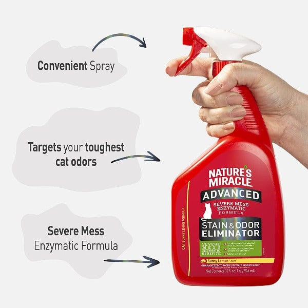 Nature's Miracle Advanced Stain and Odor Eliminator for Cats - Image 5