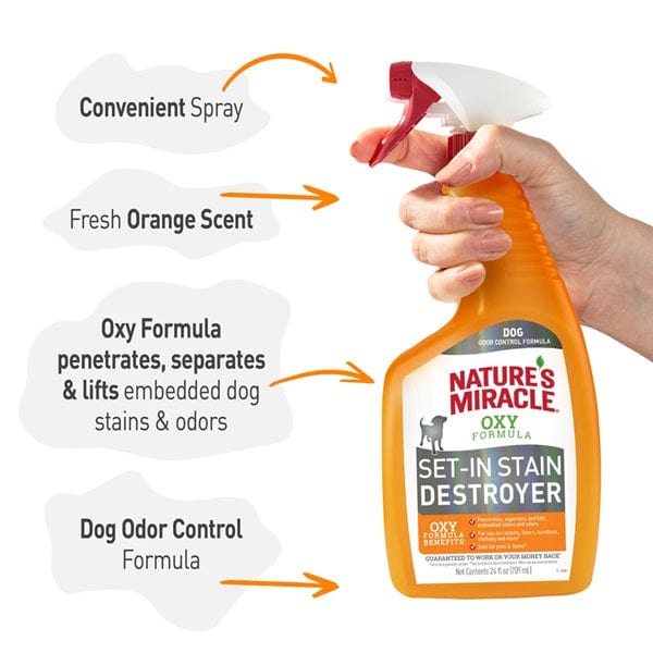 Nature's Miracle Oxy Formula Set-in Stain Destroyer for Dogs - Image 5