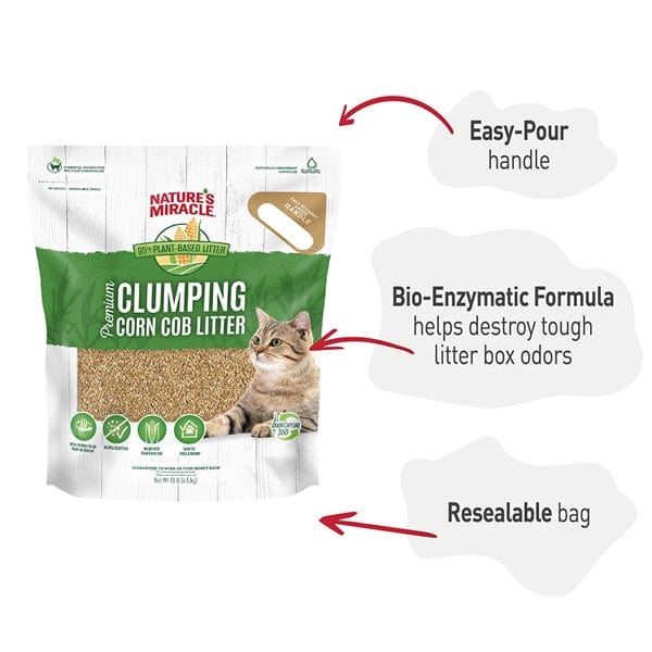 Nature's Miracle Premium Clumping Corn Cob Litter - Image 5