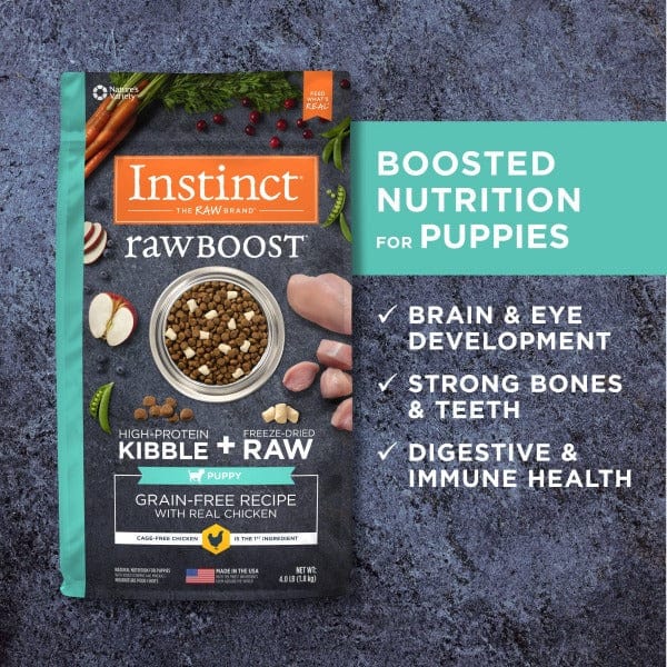 Instinct Raw Boost Real Chicken Recipe Puppy Dry Food, 4lb - Image 2