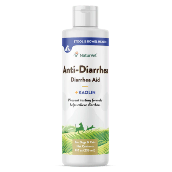 NaturVet Anti-Diarrhea Liquid plus Kaolin for Dogs & Cats