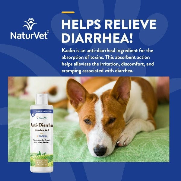 NaturVet Anti-Diarrhea Liquid plus Kaolin for Dogs & Cats - Image 5