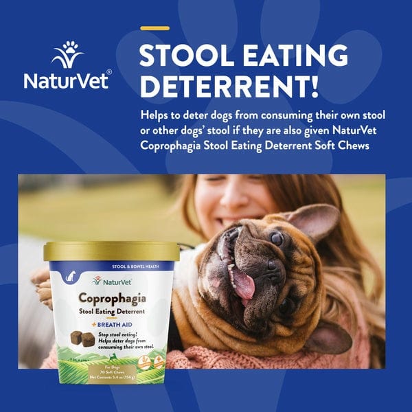 NaturVet Coprophagia Stool Eating Deterrent plus Breath Aid Soft Chews for Dogs - Image 5