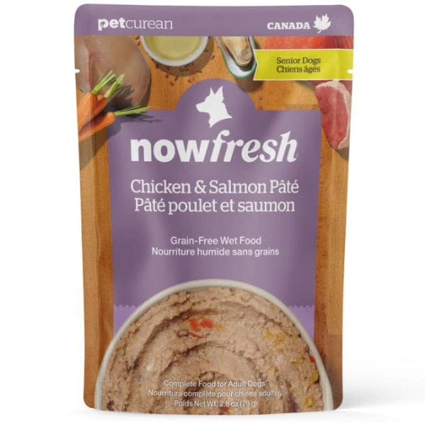 Now Fresh Chicken & Salmon Pâté Grain-Free Wet Senior Dog Food