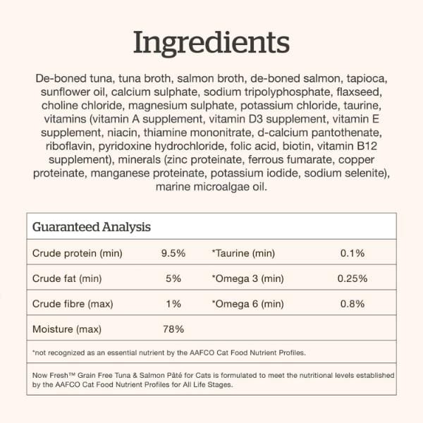 Now Fresh Tuna & Salmon Pâté Grain-Free Wet Cat Food - Image 6