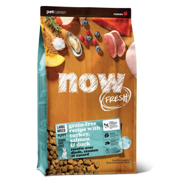 Now Fresh Turkey, Salmon & Duck Recipe Large Breed Dry Puppy Food, 25lb