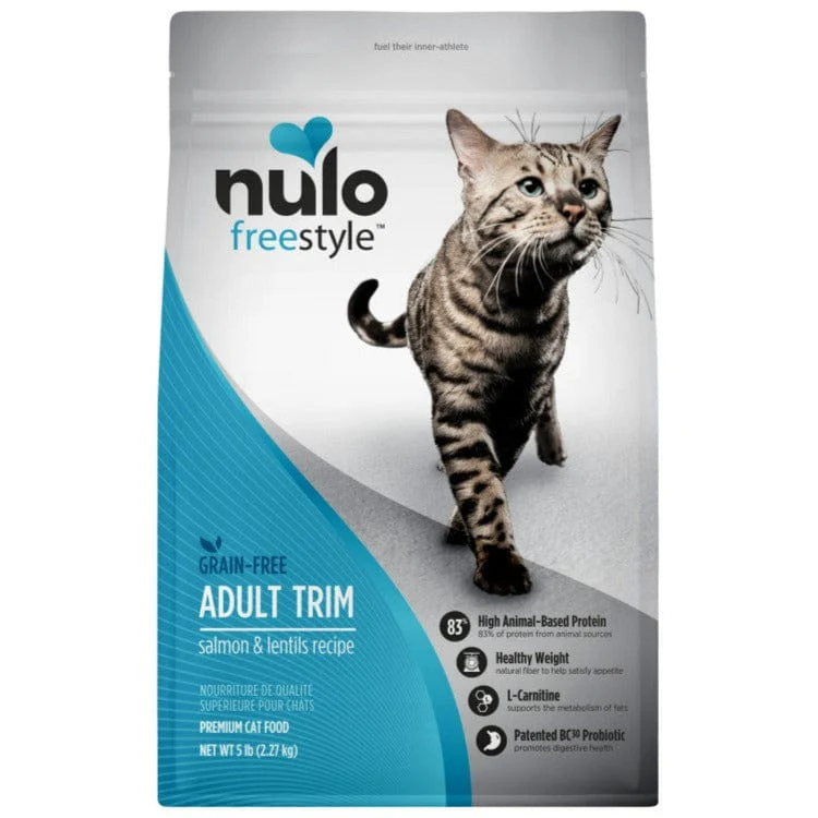 Nulo Freestyle High-Protein Adult Trim Salmon & Lentils Recipe Dry Cat Food, 5lb