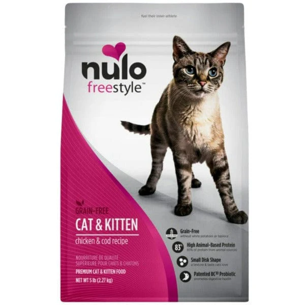 Nulo Freestyle High-Protein Chicken & Cod Recipe Dry Cat & Kitten Food