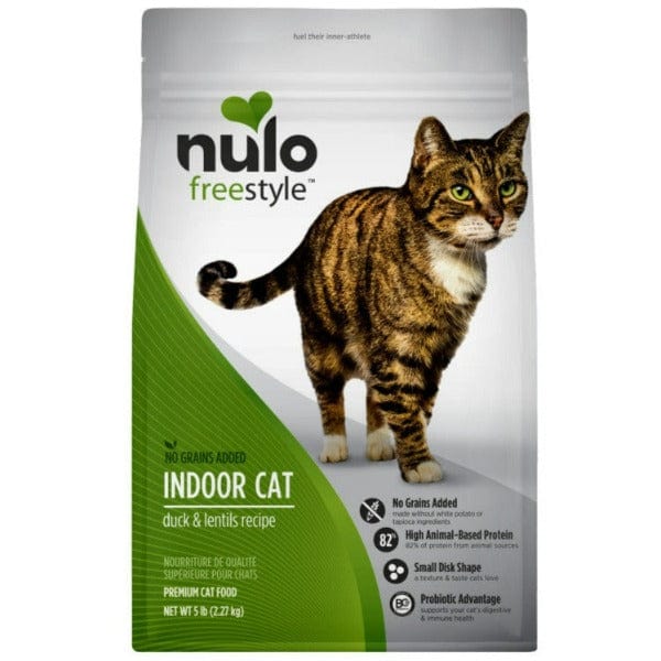 Nulo Freestyle Indoor High-Protein Duck & Lentils Recipe Dry Cat Food, 5lb