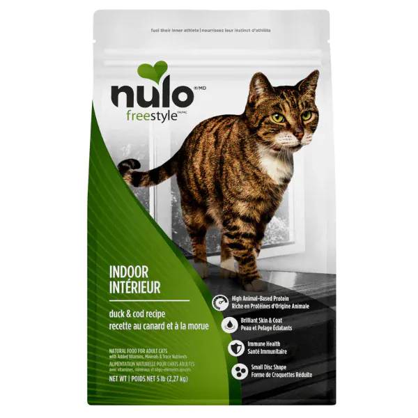 Nulo Freestyle Indoor High-Protein Duck & Lentils Recipe Dry Cat Food, 5lb - Image 6