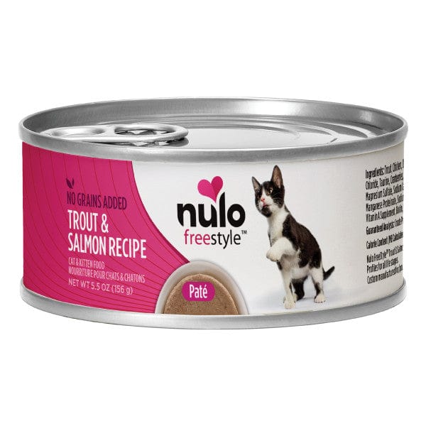 Nulo Trout & Salmon Pate Recipe Canned Cat Food, 5.5oz