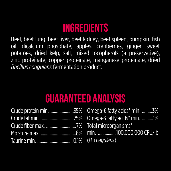Nutrience SubZero Freeze-Dried Raw Beef & Pumpkin Dog Food - Image 5