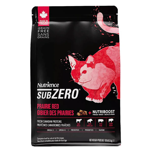 Nutrience SubZero Prairie Red High Protein Dry Cat Food, 4.5kg