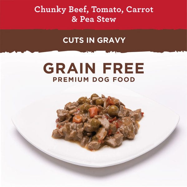 Nutro Beef, Tomato, Carrot & Pea Hearty Stew Adult Canned Dog Food, 12.5oz - Image 2