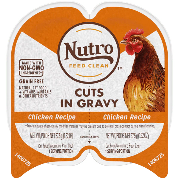 Nutro Perfect Portions Chicken Cuts in Gravy Wet Cat Food - Image 2