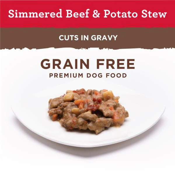 Nutro Simmered Beef & Potato Stew Cuts in Gravy Wet Dog Food - Image 2
