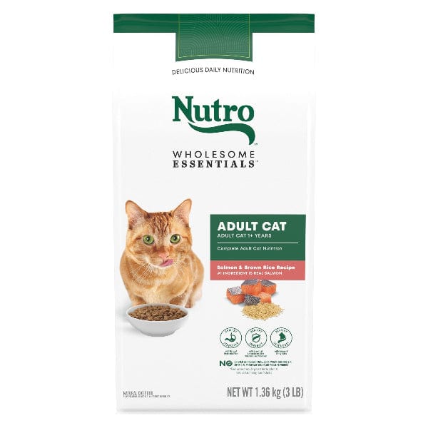 Nutro Wholesome Essentials Salmon & Brown Rice Adult Dry Cat Food