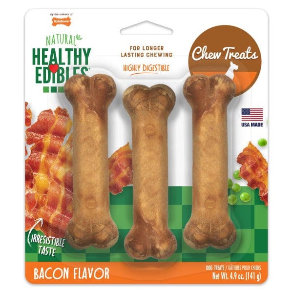 Nylabone Healthy Edibles Bacon Flavour Regular Dog Chew - Image 8